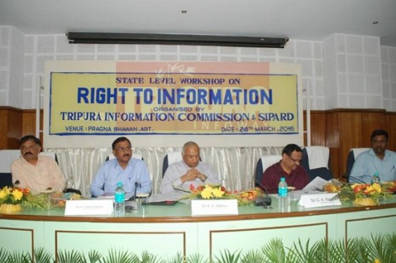 Day long workshop on Right to Information (RTI) held 